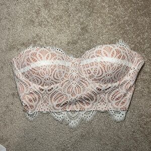 Lace corset bralette top